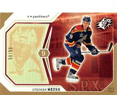 Stephen Weiss Hockey Cards 2003 SPx Prices