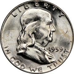 1959 D Coins Franklin Half Dollar Prices