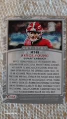 Back  | Bryce Young [Red] Football Cards 2022 Sage Artistry