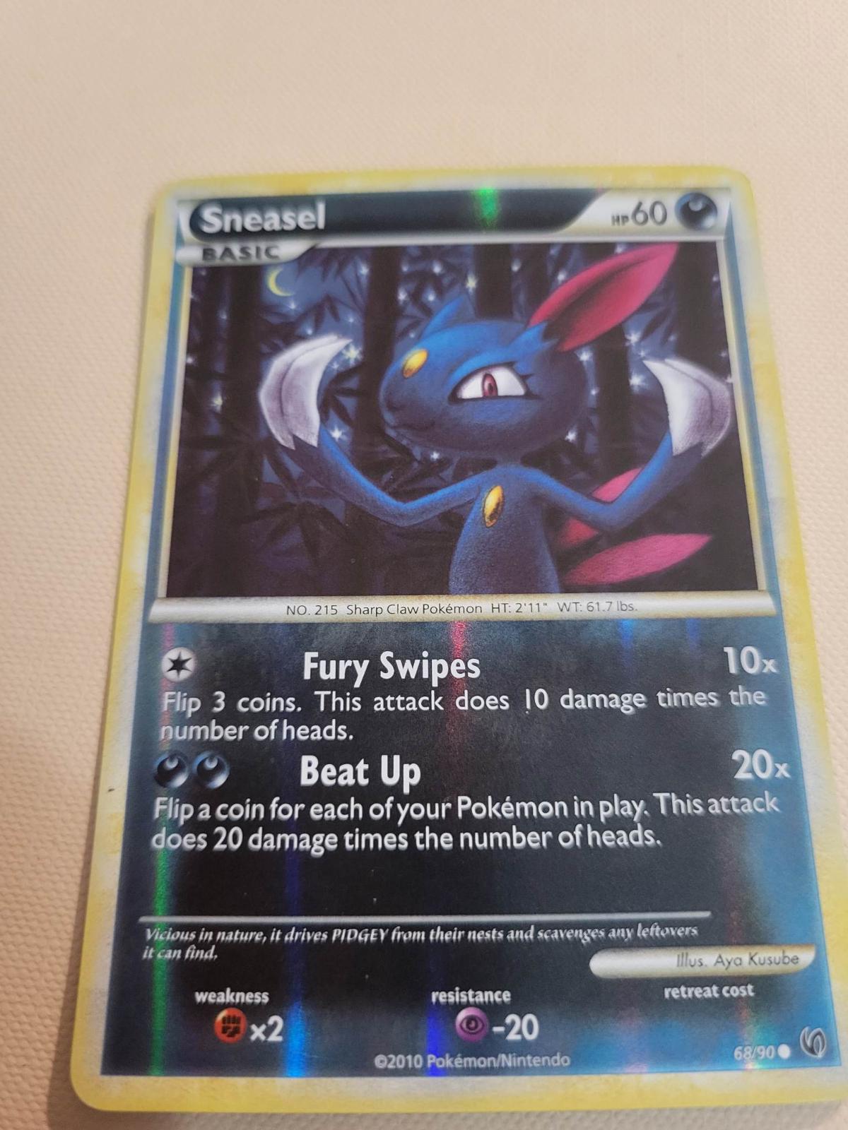 Sneasel Reverse Holo Ungraded Pokemon Undaunted