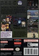 Back Cover Of Not For Resale Version | Pokemon XD: Gale Of Darkness [Not For Resale] Gamecube