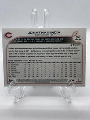 Back Of Card | Jonathan India Baseball Cards 2022 Topps