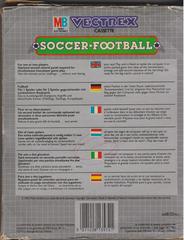Cover Art Rear | Soccer Football PAL Vectrex