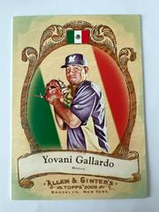 Yovani Gallardo Baseball Cards 2009 Topps Allen & Ginter National Pride Prices