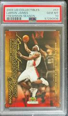 LeBron James #57 Basketball Cards 2003 UD Collectibles Freshman Season Prices