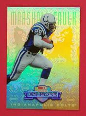 Marshall Faulk [Green] Football Cards 1998 Leaf Rookies & Stars Crusade Prices