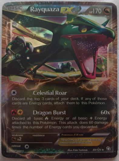 Rayquaza EX | Ungraded | Pokemon Dragons Exalted