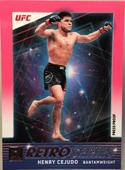Henry Cejudo [Press Proof Pink] Ufc Cards 2022 Panini Donruss UFC Retro Series Prices