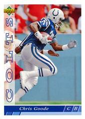 Chris Goode #190 Football Cards 1993 Upper Deck Prices