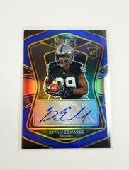 Bryan Edwards [Blue Prizm] Football Cards 2020 Panini Select Rookie Signatures Prices