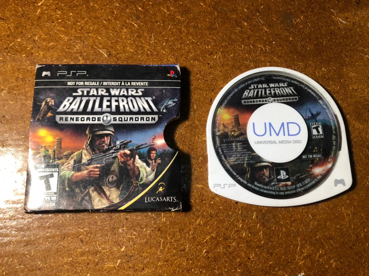 Star Wars Battlefront Renegade Squadron | Item and Box only | PSP