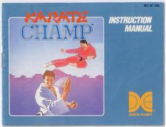 Karate Champ - Manual | Karate Champ NES