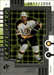 Andre Savage Hockey Cards 1999 SP Authentic Prices