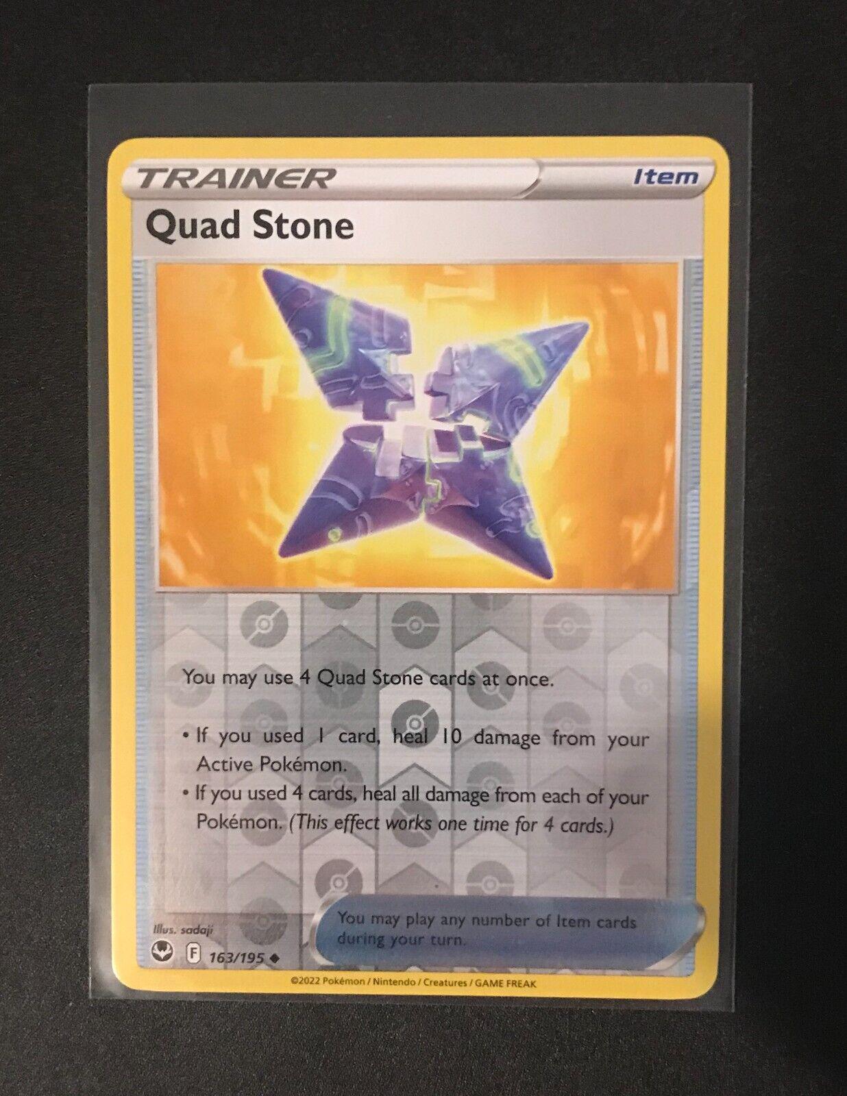 Quad Stone [Reverse Holo] #163 Pokemon Silver Tempest