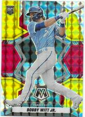 Bobby Witt Jr. [Choice Fusion Red Yellow] #265 Baseball Cards 2022 Panini Mosaic Prices