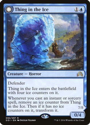 Thing in the Ice [Foil] Magic Shadows Over Innistrad