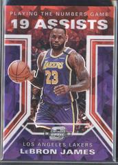 LeBron James [Red Cracked Ice] Basketball Cards 2019 Panini Contenders Optic Playing the Numbers Game Prices