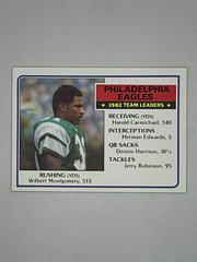 Wilbert Montgomery [Eagles Team Leaders] Football Cards 1983 Topps Prices
