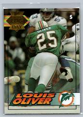 Louis Oliver [1st Day] Football Cards 1994 Collector's Edge Prices