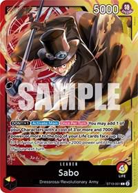 Sabo ST13-001 One Piece Ultra Deck: The Three Brothers