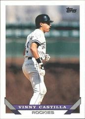 Vinny Castilla #33T Baseball Cards 1993 Topps Traded Prices