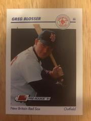 Greg Blosser #452 Baseball Cards 1991 Impel Line Drive Pre Rookie AA Prices