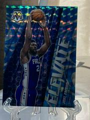 Joel Embiid [Reactive Blue] Basketball Cards 2020 Panini Mosaic Elevate Prices