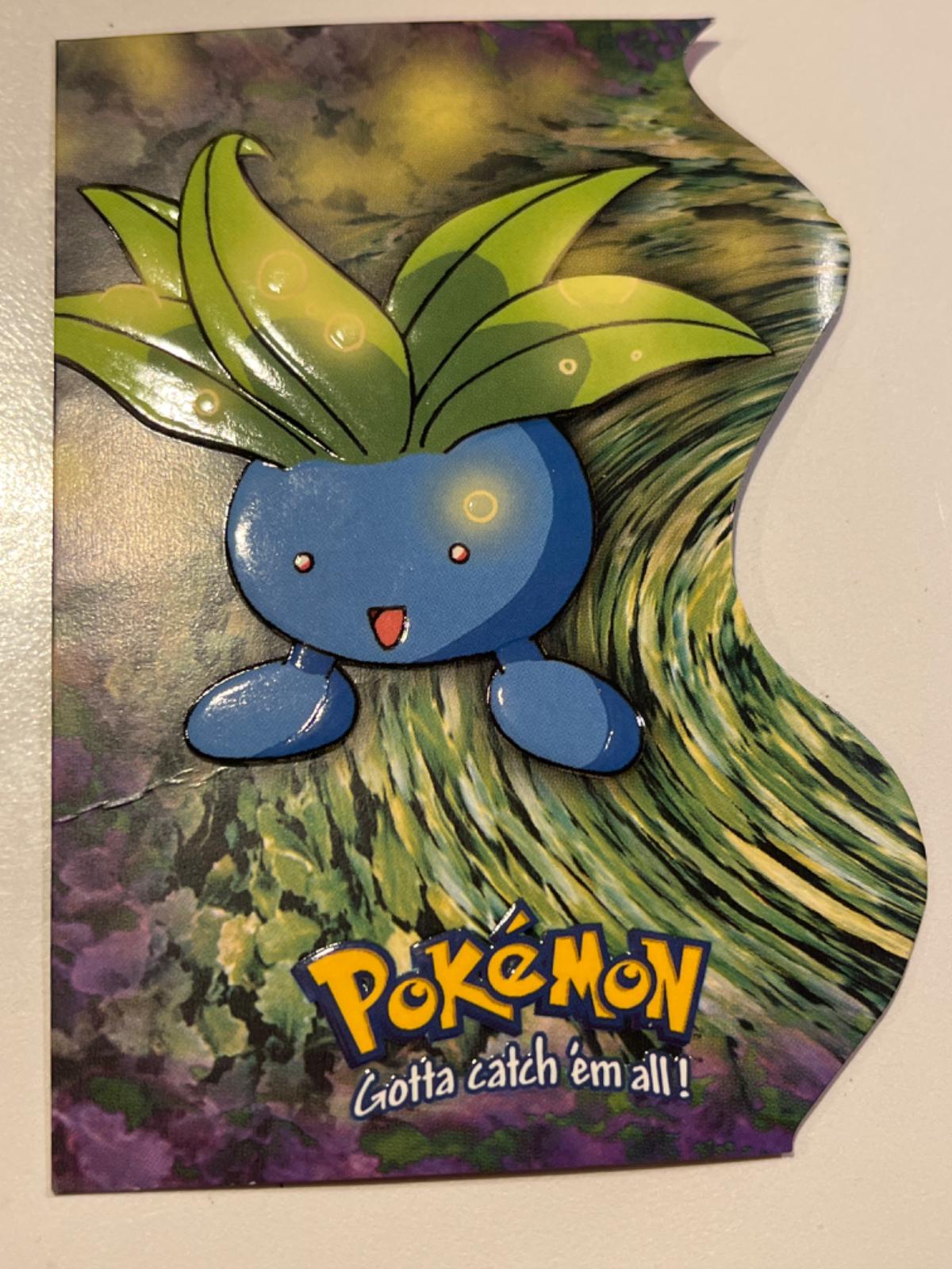 Oddish #EV4 Pokemon 2000 Topps TV Die Cut