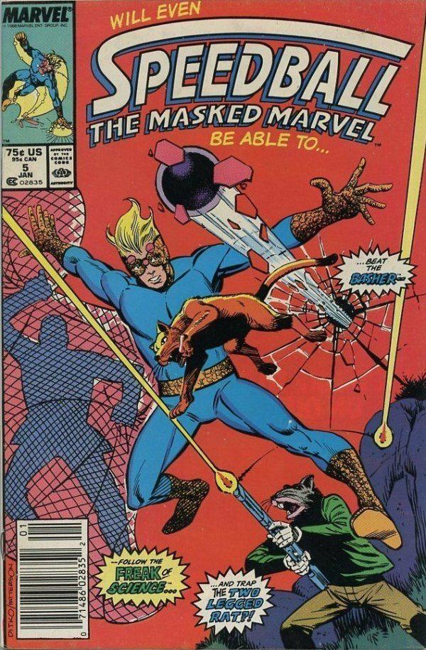 Speedball [Jeweler] #5 (1989) Comic Books Speedball: The Masked Marvel