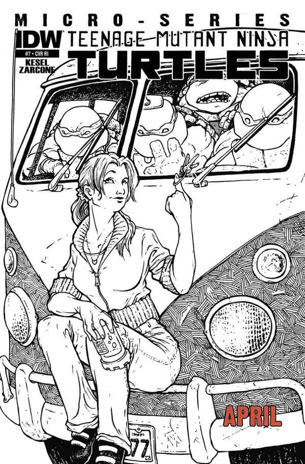 Teenage Mutant Ninja Turtles: Micro-Series [RI Sketch] #7 (2012) Comic Books Teenage Mutant Ninja Turtles: Micro-Series