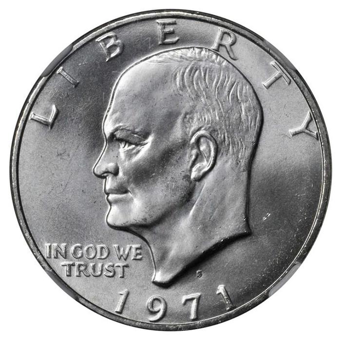 1971 S [SILVER PROOF] Coins Eisenhower Dollar