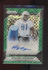 A'Shawn Robinson [Green Power] #RA-ARB Football Cards 2016 Panini Prizm Rookie Autograph Prices