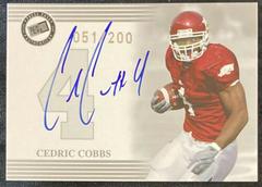 Cedric Cobbs [Silver] Football Cards 2004 Press Pass Autograph Prices