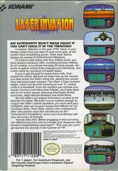 Laser Invasion - Back | Laser Invasion NES