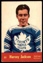 Harvey Jackson #22 Hockey Cards 1955 Parkhurst Quaker Oats Prices