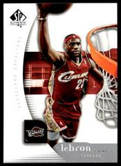 LeBron James Basketball Cards 2005 SP Authentic Prices
