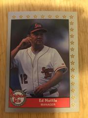 Ed Nottle #51 Baseball Cards 1990 Pacific Senior League Prices