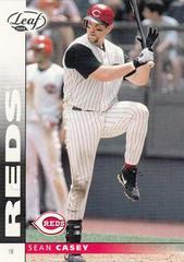 Sean Casey #108 Baseball Cards 2002 Leaf Prices
