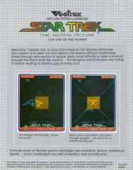 Back Cover | Star Trek: The Motion Picture Vectrex