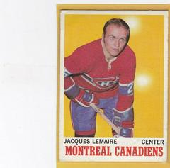 Jacques Lemaire Hockey Cards 1970 Topps Prices