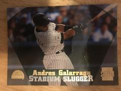 Andres Galarraga #380 Baseball Cards 1997 Stadium Club Prices