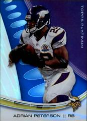 Adrian Peterson [Sapphire] #97 Football Cards 2013 Topps Platinum Prices