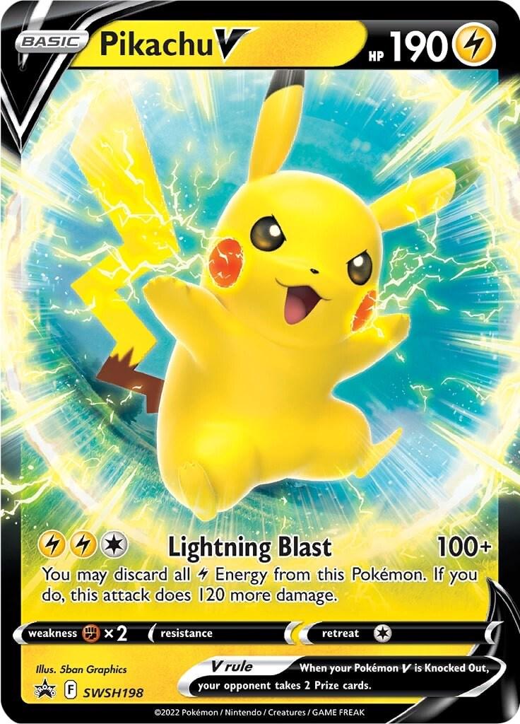 Pikachu V #SWSH198 Pokemon Promo