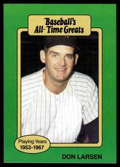 Don Larsen Baseball Cards 1987 Hygrade All Time Greats Prices