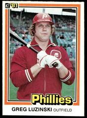 Greg Luzinski #175 Baseball Cards 1981 Donruss Prices