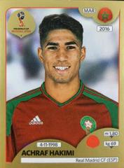 Achraf Hakimi [Gold] #160 Soccer Cards 2018 Panini World Cup Stickers Prices