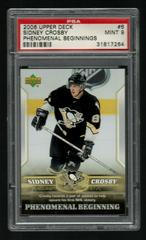 Sidney Crosby #6 Hockey Cards 2005 Upper Deck Phenomenal Beginnings Prices