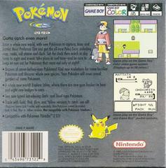 Pokemon Silver - Back | Pokemon Silver GameBoy Color