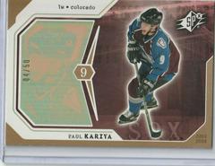 Paul Kariya Hockey Cards 2003 SPx Prices