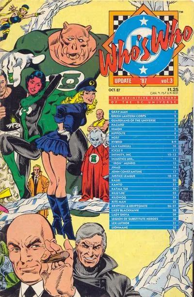 Who's Who: Update #3 (1987) Comic Books Who's Who